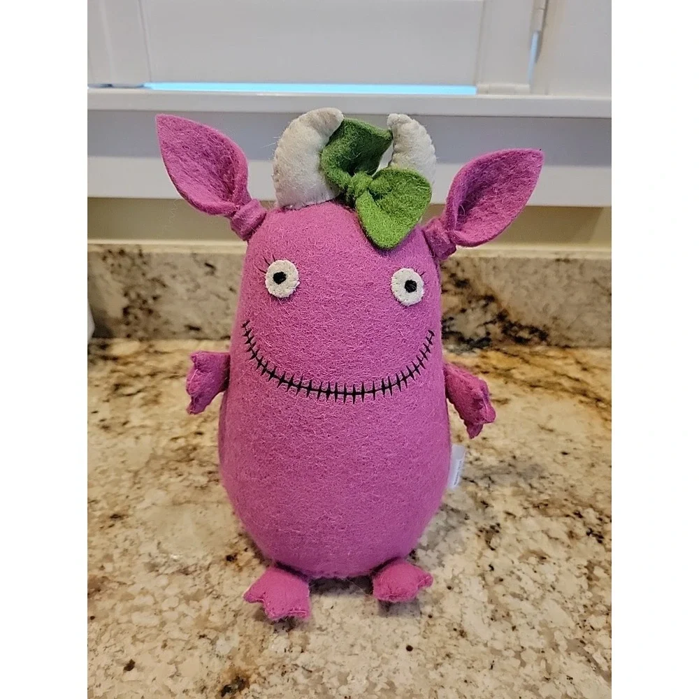 Novogratz Halloween MONSTER Lot Of 4 Felt Stuffed Figures 10-11
